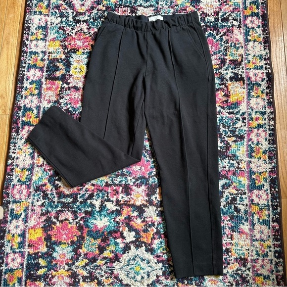 Everlane The Dream Pant Pintuck Pull On Pants Tapered Black Womens Small - Picture 3 of 11